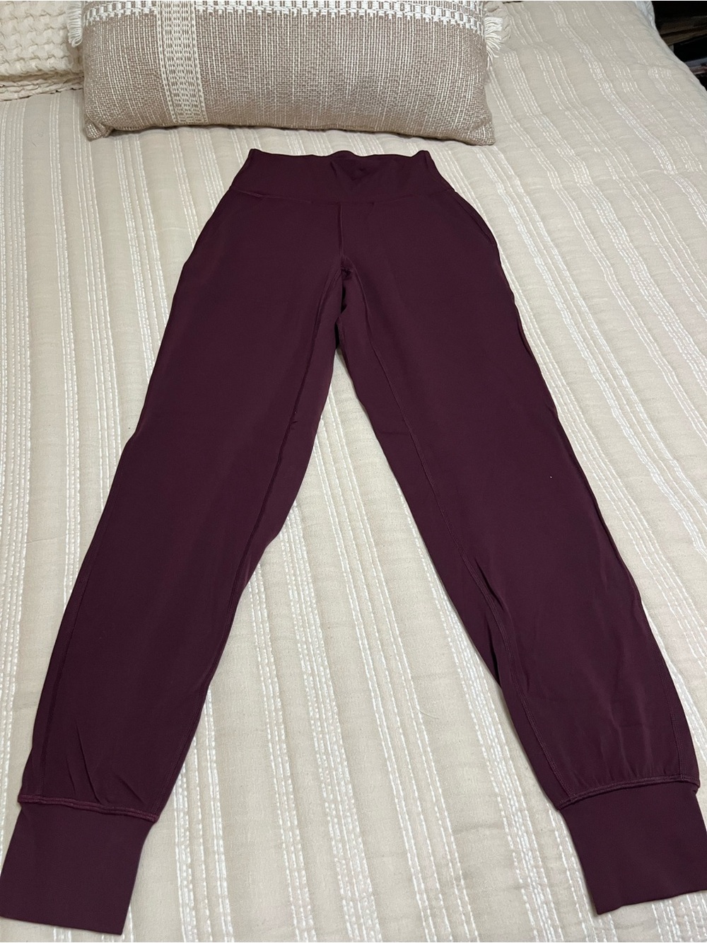 Women's lululemon Maroon Jogger Pants NWOT